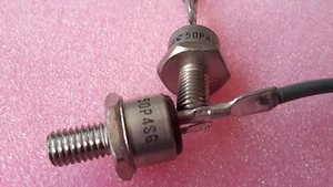 50P4SG NEC RECTIFICADOR CONTROLADO SILICIO PERNO TIPO 50A 400V Lote de dos Nosos - Imagen 1 de 3