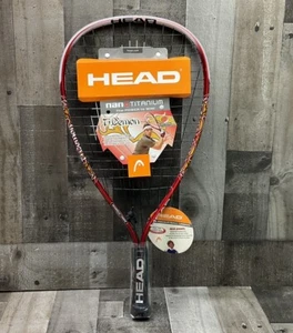 Head TI Demon Racquetball Racquet - Size 3-5/8 - Nano Titanium Red NEW - Picture 1 of 9