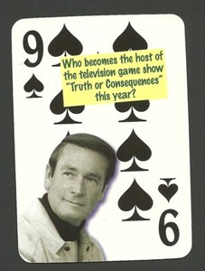 Bob Barker Truth or Consequences The Price is Right Neat Card  #6Y5