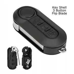 3 Button Remote Flip Key Fob Case For Fiat Ducato Citroen Relay Peugeot Boxer - Picture 1 of 9