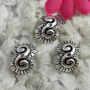 Envío Gratis 130 Piezas Plata Antigua Bonitas Tapas de Cuentas 13X10MM H-2411 - Imagen 1 de 4