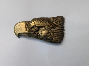 Vintage Brass Eagle Belt Buckle - Picture 1 of 4