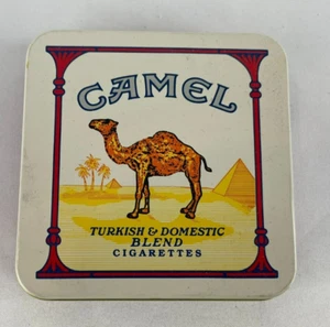 "Cigarrillos de colección camel planos de 3,5"" cuadrados mezcla turca y doméstica 1992 vacíos" - Imagen 1 de 3