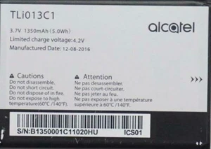 Alcatel OneTouch Go Flip Battery TLi013C1 - Genuine Replacement - Picture 1 of 1