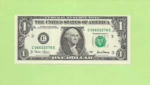 2001 ..UNCIRC 1 $ C 0665 2278 E.... 2001 1 $ C-E NICE NOTE FRN - Bild 1 von 2