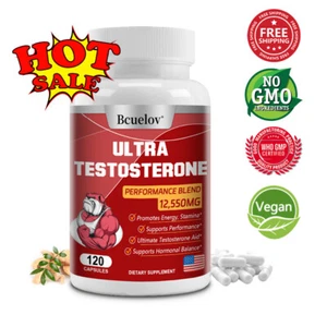 Suplemento Ultra Test Apoya Ganancia Muscular y Energía y Resistencia para la Salud de los Hombres - Imagen 1 de 12