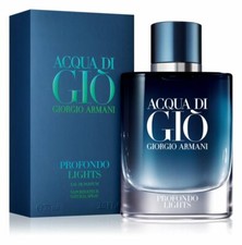 Giorgio Armani Acqua di Giò Profondo Lights  2.5 oz / 75 ml  Eau de Parfum