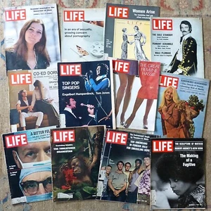 12 Vintage LIFE Magazine 1969, 1970 Suez Tom Jones Judy Collins Angela Davis - Bild 1 von 3