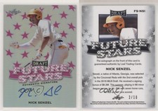 2016 Leaf Metal Draft Future Stars Auto Pink /10 Nick Senzel #FS-NS1 Auto