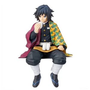 Demon Slayer Anime Action Figure Tomioka Giyuu Eat Rice Balls 5.91'' Gift - Picture 1 of 12