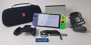 Nintendo Switch OLED Console - Limited Edition Splatoon Edition - HEG-001 - Picture 1 of 17