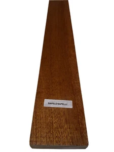 "Confezione da 3, Sapele/Sapelli Tavolo Legno Sottile Svuoto Legno 1/8"" x 2"" x 16" - Foto 1 di 6