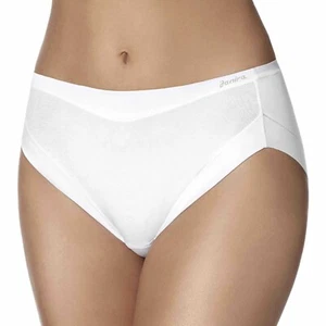 JANIRA SLIP Modèle COTTON BAND 82% coton-18% elastanne Couleur BLANC T.S/M/L/XL - Picture 1 of 4