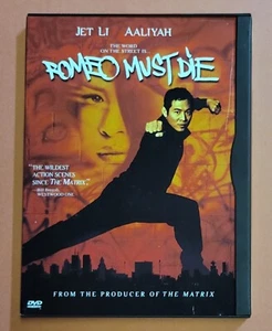 Romeo Must Die (DVD, 2000) Jet Li Aaliyah - Imagen 1 de 4