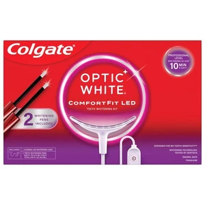 Colgate Optic White ComfortFit LED Kit Sbiancamento Denti 2 Penne Sbiancanti Nome... - Foto 1 di 5