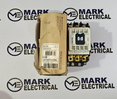 HYUNDAI ELECTRIC HGC50 MAGNETIC CONTACTOR 50A VOLTAGE 220VAC FAST SHIPPING - Image 1 of 4