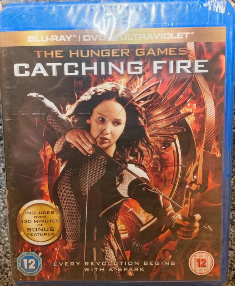 The Hunger Games: Catching Fire (Blu-ray, 2014) Jennifer Lawrence – New & Sealed - Image 1 of 4