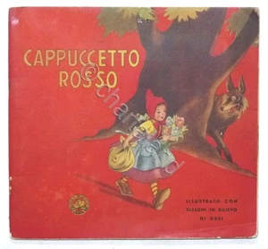Rotkäppchen illustriert mit Reliefzeichnungen von Bären Aufl. ca. 1950 Conti  - Bild 1 von 7