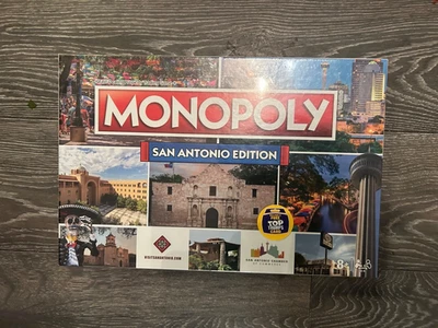 MONOPOLY GAME : San Antonio USA Edition By Hasbro - New & Factory Sealed - Image 1 of 2
