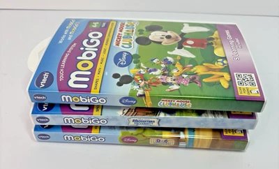 Vtech Mobigo Touch Learning System Lot Of 3 Games - Image 1 of 2