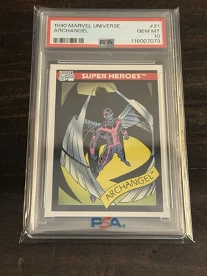 1990 Marvel Universe Archangel #21 PSA 10 GEM MINT - Image 1 of 2