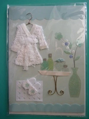 Any Occasion Greeting Card 3-D Embellished Girlfriend Spa Day Paper Magic Grp - Image 1 of 2