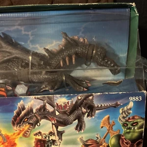 Mega Bloks Krystal Wars Dragons Sea Dragon NEW RARE 9883 55 Pieces 2003 Vintage - Picture 1 of 9
