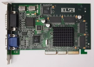 Carte graphique ELSA Erazor III ViVo AGP (nvidia Riva TNT2, 32 Mo, rétro, 1999) - Photo 1/4