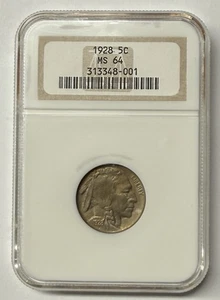 1928 5c NGC MS 64 BUFFALO NICKEL - Picture 1 of 3