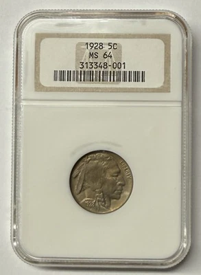 1928 5c NGC MS 64 BUFFALO NICKEL - Image 1 of 3