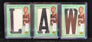 Acie Law IV 2006 Upper Deck Chronology Rookie Letterman XRC /250 3 CARD NAME SET - Picture 1 of 2