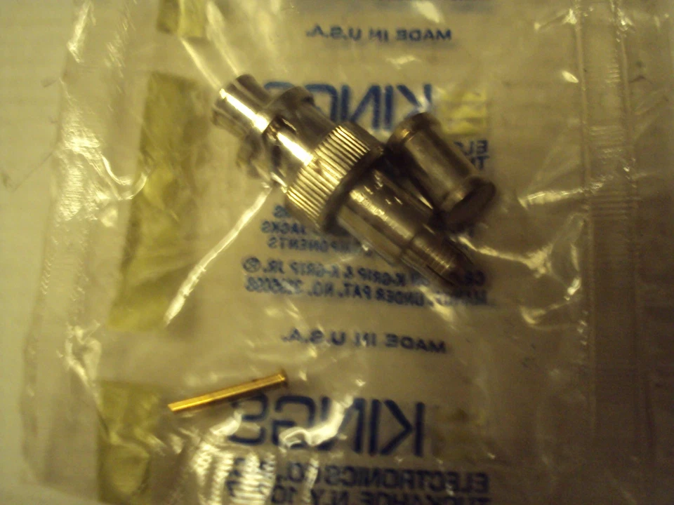 SHV crimp cable end; Kings 1705-1; new - Image 1 of 1