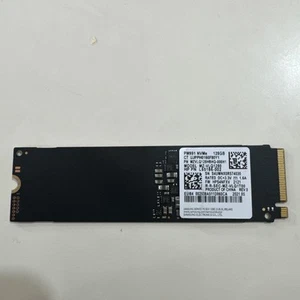 SAMSUNG 128GB SSD PM991 NVME PCIe 3.0 M.2 2280 MZ-VLQ1280 MZVLQ1280HBHQ tested - Afbeelding 1 van 3