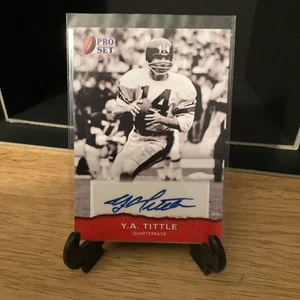 Leaf Pro Set Sport 2022 - Autografi Base Y.A. Tittle #PSA-YAT (AU) - Foto 1 di 2