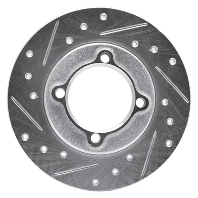 For Ford Festiva 88-93 Brake Rotor DFC Premium Drilled & Slotted Front Driver Foto 1 de 4
