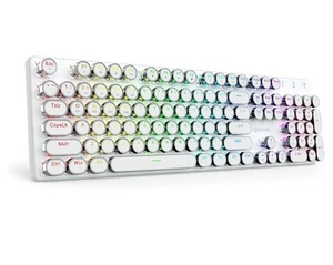 Redragon K710 Wireless Typewriter Style Mechanical Gaming Keyboard, Bluetooth - Picture 1 of 14