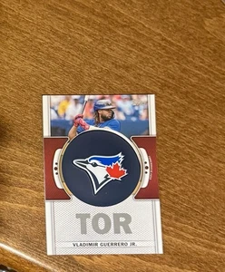 2023 Topps TORONTO BLUEJAYS Commemorative Logo Patch TLP-VG Vladimir Guerrero Jr - Picture 1 of 2