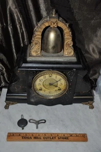 Gilbert "Curfew" Clock UNTESTED SOLD FOR REPAIR ONLY - Picture 1 of 24