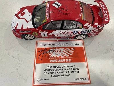 AUTOart 1:18 Holden HRT #1 VX Commodore 2001 Mark Skaife Diecast Signed - image 1 of 4