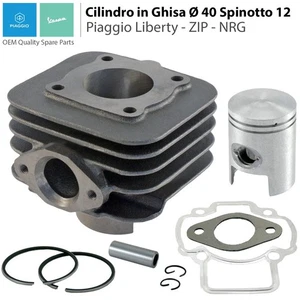 KIT GRUPPO TERMICO TIPO ORIGINALE 50cc Ø 40 PER PIAGGIO ZIP Fast Rider 50 2T - Foto 1 di 2