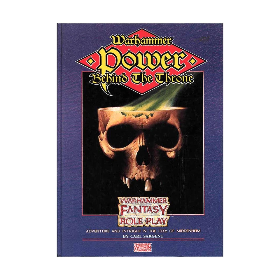 GW Warhammer Fantasy RPG Enemy Within #3 - Power Behind the Throne Fair Foto 1 de 1