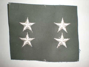 USAF MAJOR GENERAL RANK- 1 PAIR ON SAGE GREEN TWILL - Picture 1 of 1