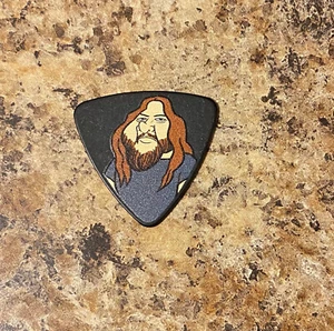 OBITUARY - TERRY BUTLER Signature Tour Issued Guitar Pick 100% Authentic Black - Picture 1 of 2