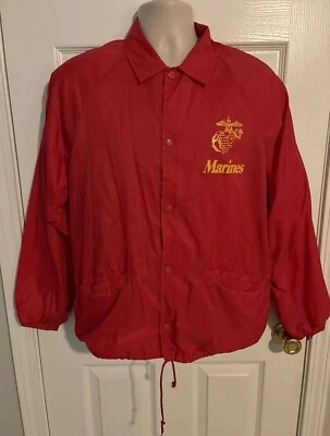 Vintage United States Marine Corps Windbreaker Jacket Men’s Sz. Medium - Image 1 of 4