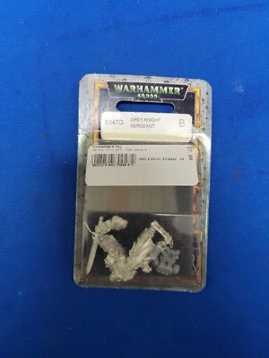 Games Workshop Grey Knight Sergeant Metal 8047G OOP 2000 - Image 1 of 2