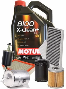 Tagliando 4 Filtri + 5 LT Olio Motul 8100 X-CLEAN + 5W30 C3 Audi TT DAL 2014> - Foto 1 di 1