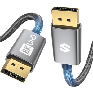 Silkland VESA Certified DisplayPort Cable 1.4 2M DP Support 8K@60Hz 4K@144Hz - Picture 1 of 7