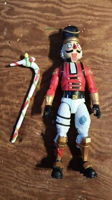 Figura Cascanueces CRACKSHOT Fortnite Legendary Jazwares 6.5" pulgadas abierta incompleta Foto 1 de 3