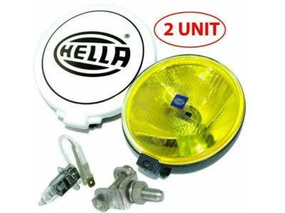 Lámpara de conducción Hella Comet 500 luz de punto amarillo con cubierta ajuste universal JEEP 4X4 Foto 1 de 4