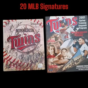 Minnesota Twins Team AUTOGRAPHED 8x10 Photo Licensed AUTH-MINT! Kirby Puckett - Picture 1 of 14
